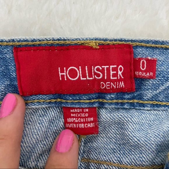 *RARE* SKINNY DESTROYED DENIM SHORTS - Picture 7 of 7